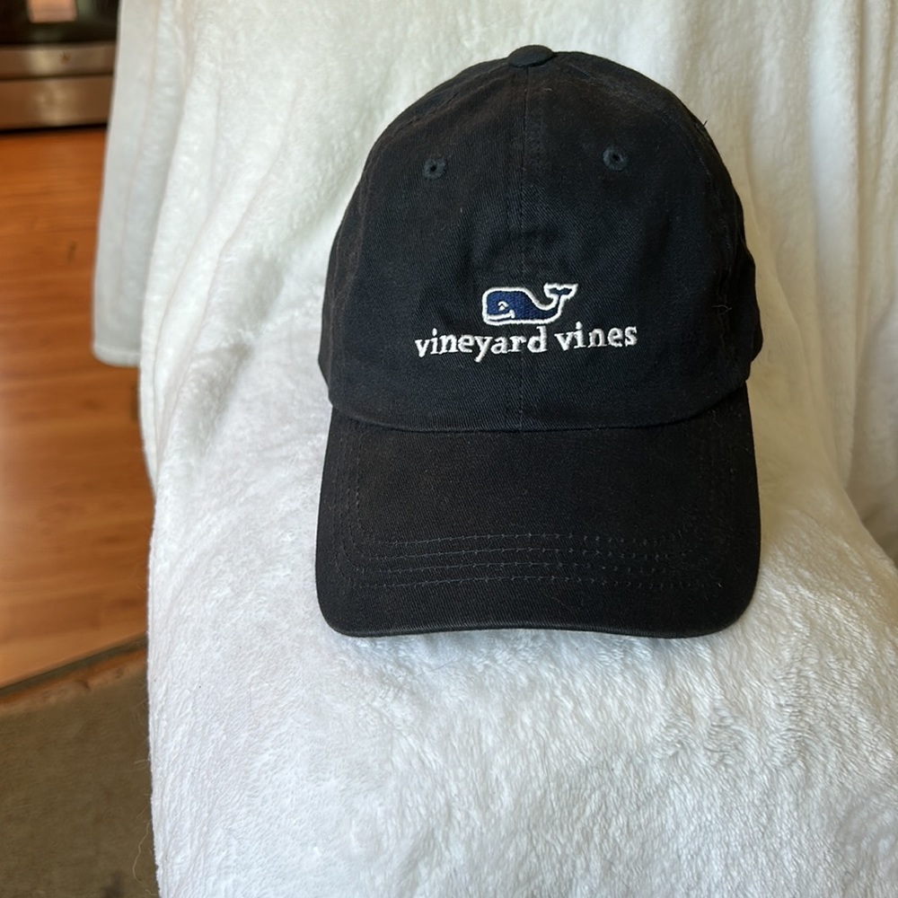Vineyard Vines Navy Blue Classic Logo Adult Adjustable Baseball Hat